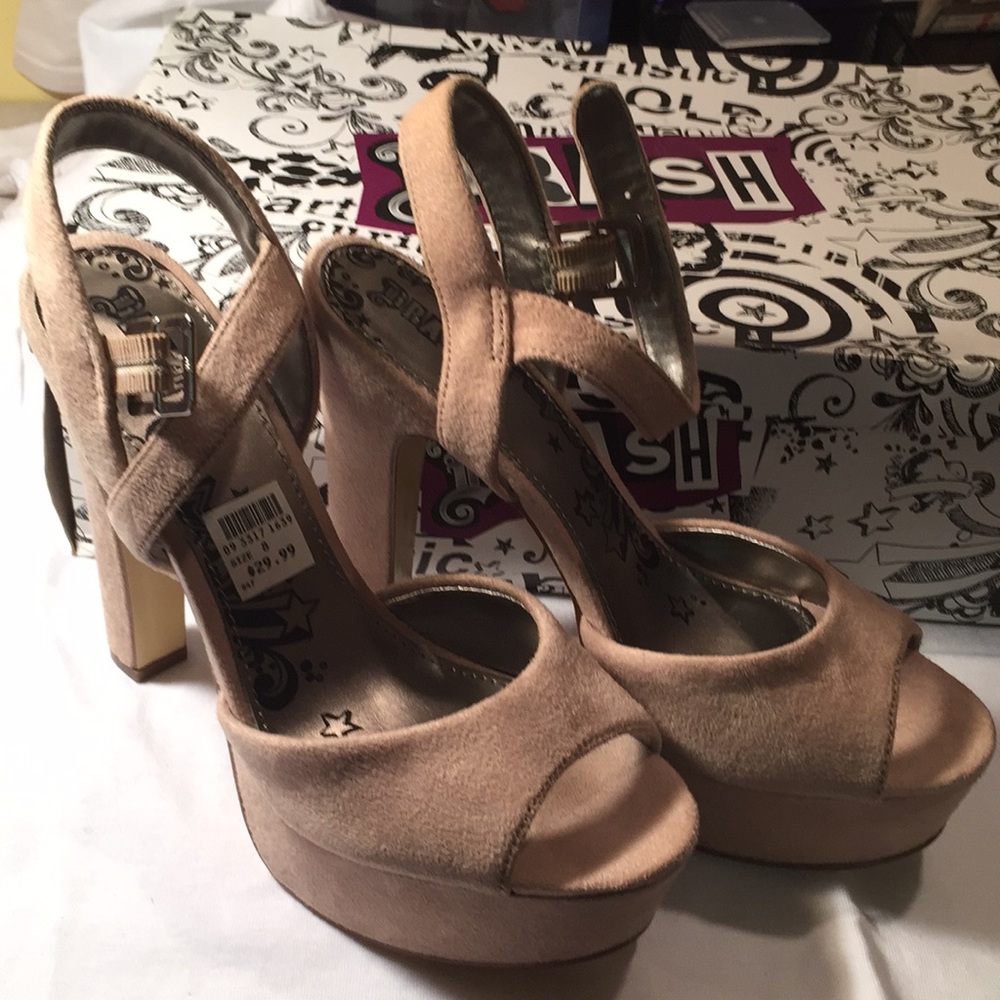 Brash Open-Toe Platform Heel